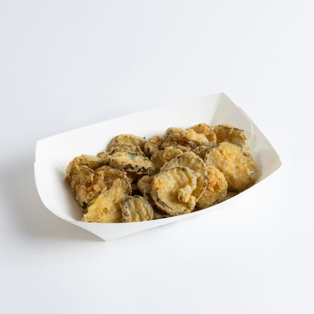 Deep Fried Pickle Flats.