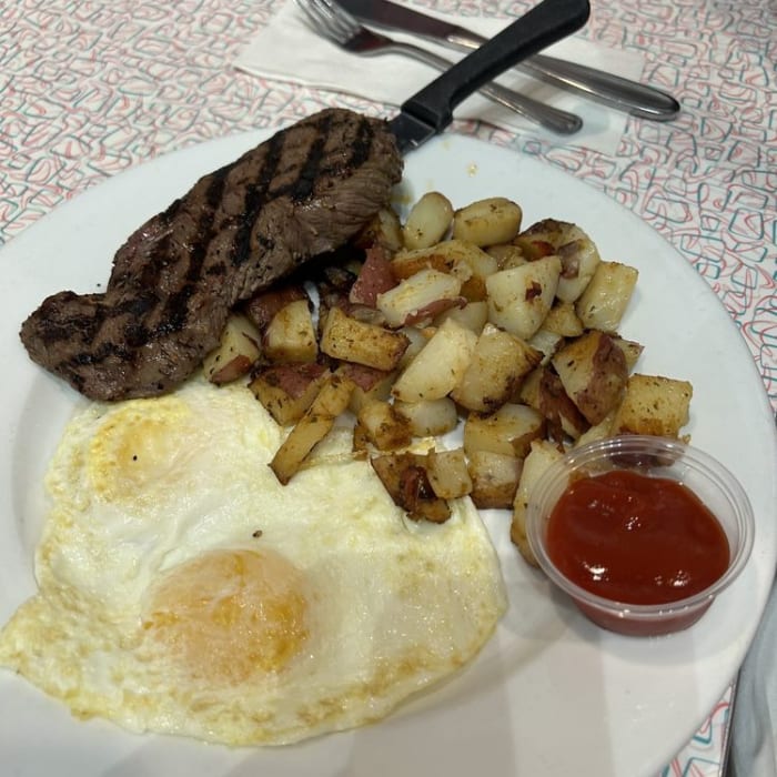 Sinatra's Favorite Steak and Eggs.