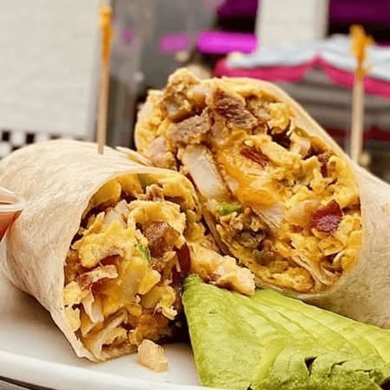 Delicious Breakfast Burrito